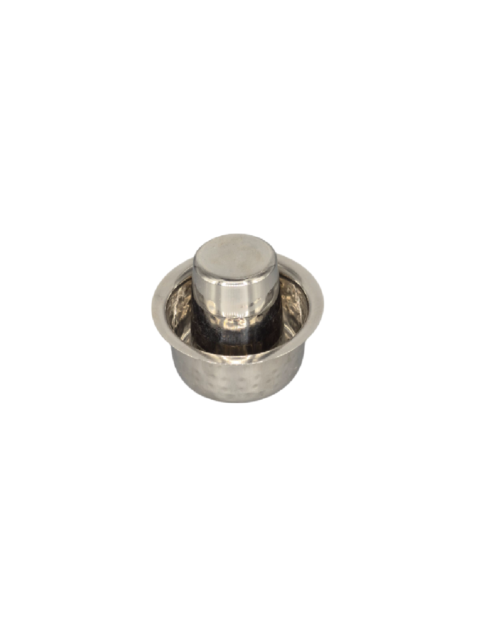 Hammered Stainless Steel Coffee Dabara Set, 120 ML