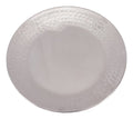 Double Wall Stainless Steel Hammered Round Plate or Platter, 11 Diameter