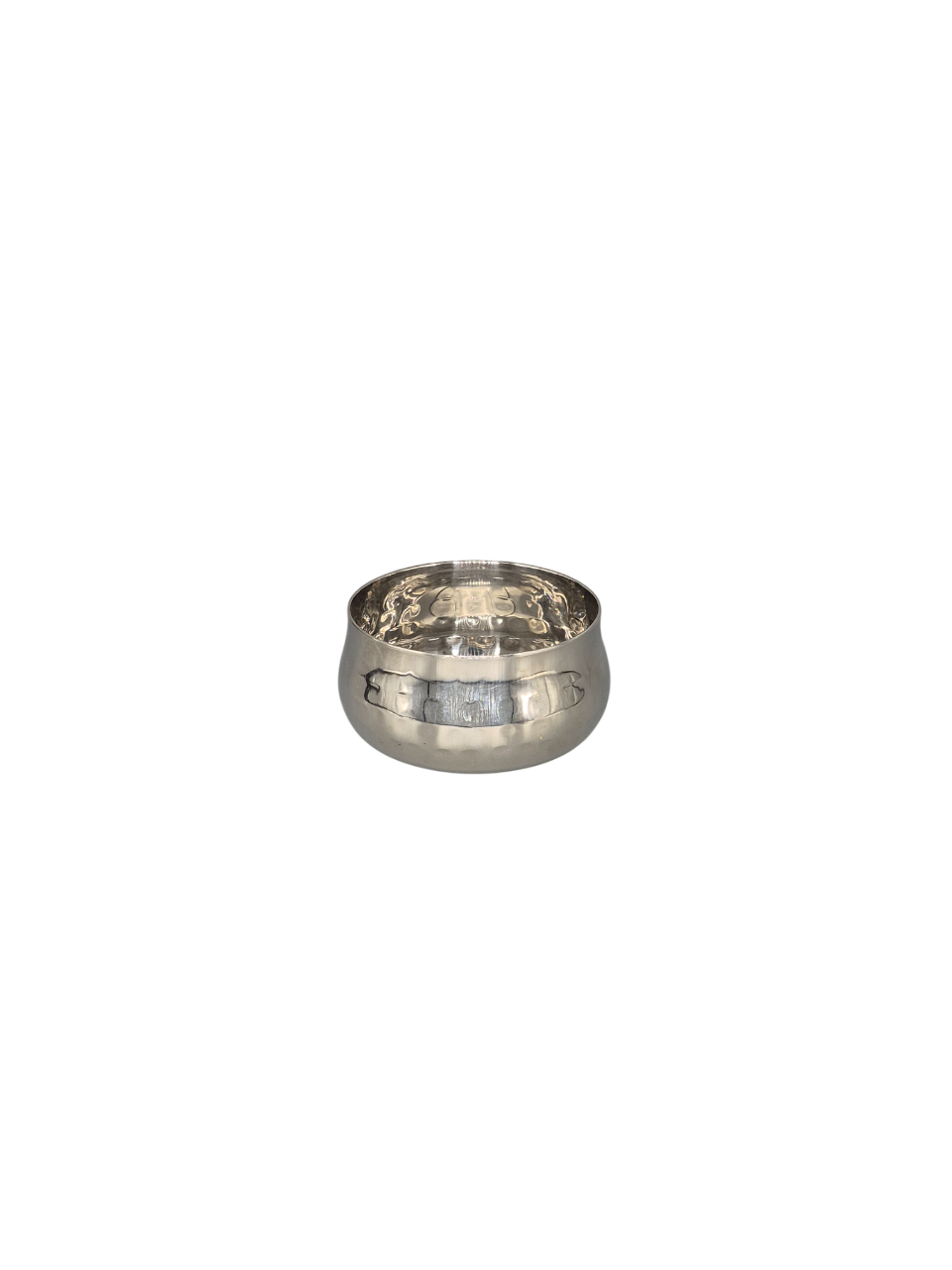 Stainless Steel Hammered Curved Chutney Katori Bowl, 60 ML