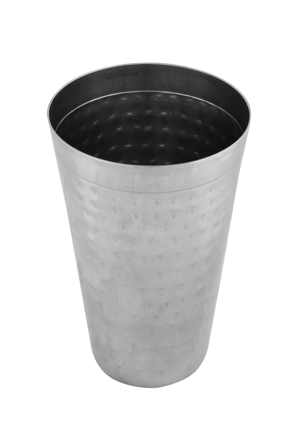 Stainless Steel Hammered Tall Lassi Glass Tumbler, 700 ML, 6, Traditional Lassi Glass