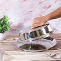 Stainless Steel Round Plate Cover for Covering Food, 10.25 Inches (26 cm)