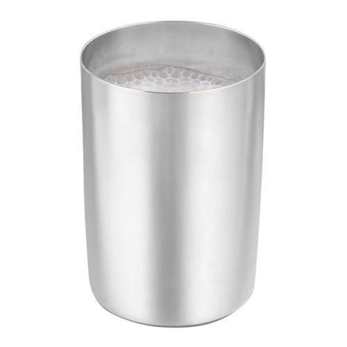 Stainless Steel Matt Finish Flat Glass, 300 ML Capacity