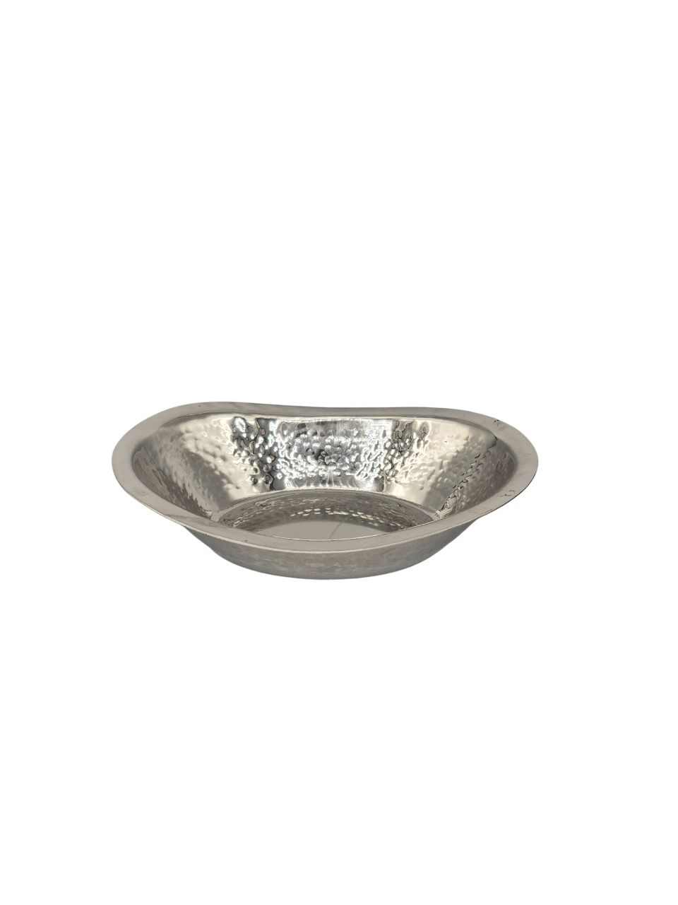 Oval Shape Mini Serving Basket, Hammered Finish, 6.25, Premium Quality, Stainless Steel