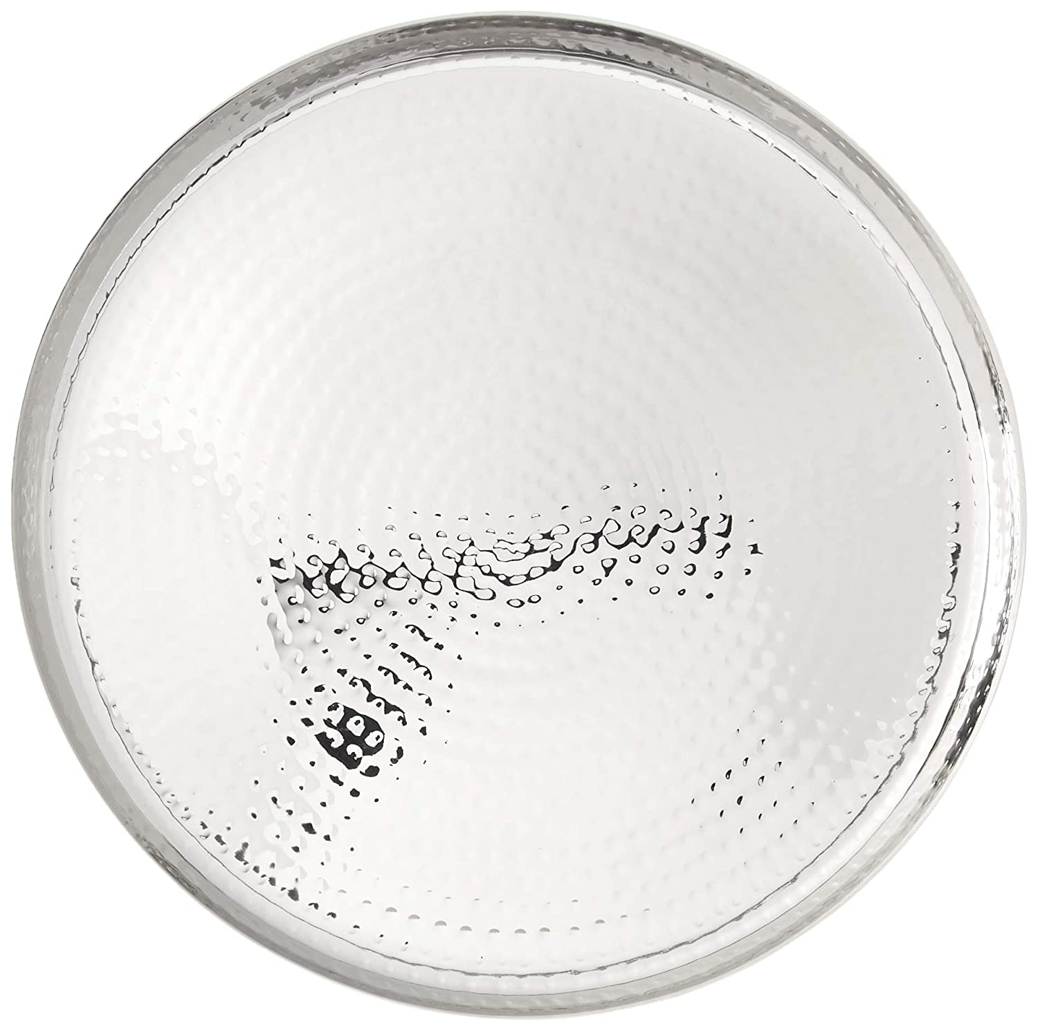 Stainless Steel Hammered Round Thali, 13 Diameter, Premium Dinnerware
