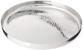 Stainless Steel Hammered Round Thali Plate, Indian Dinnerware, 11 Diameter, 28 cm