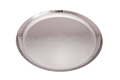 Hammered Stainless Steel Round Plates, Premium High Quality, Dinnerware