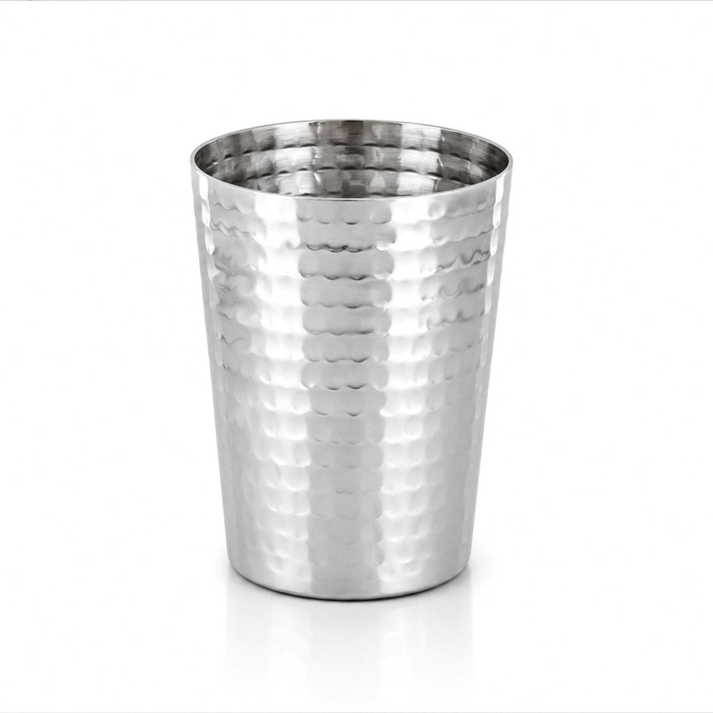 Big Size Stainless Steel Hammered Glass / Tumbler, 450 ML, Heavy Duty