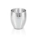 Stainless Steel Hammered Glass, 250 ML, Curve Design