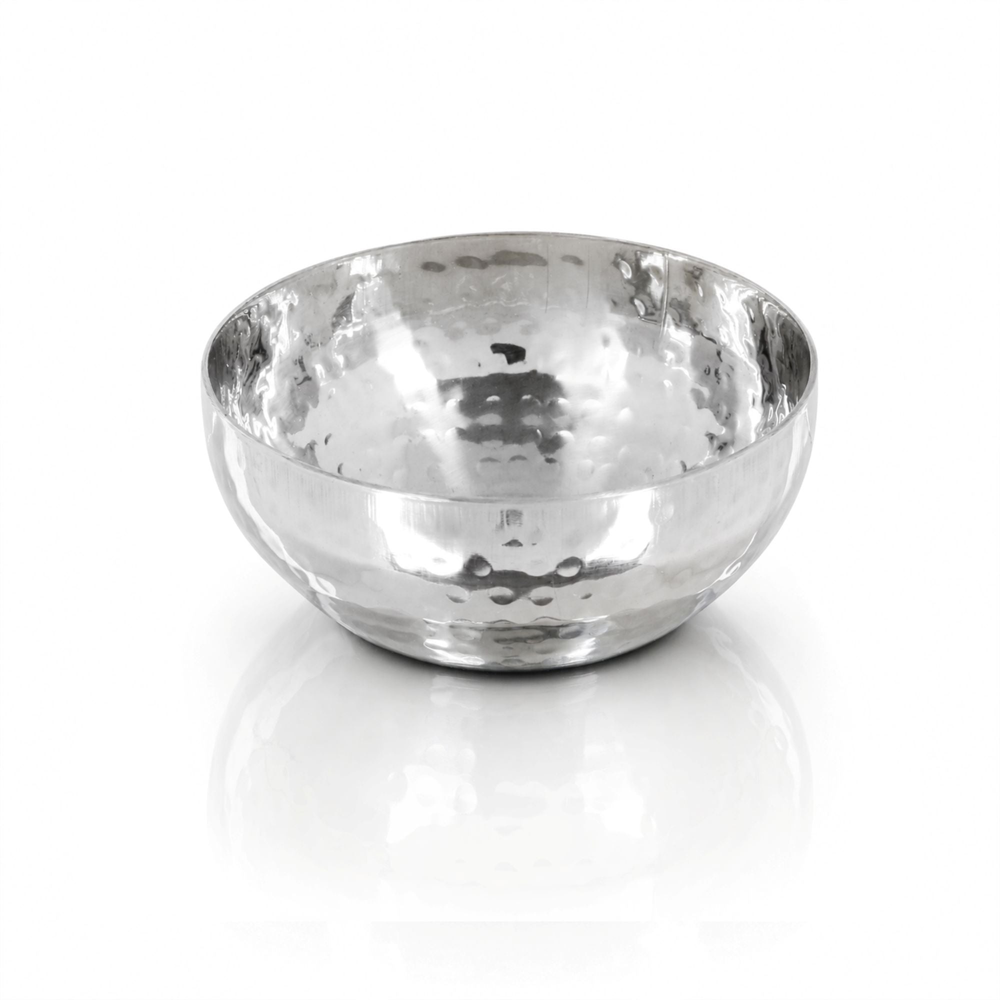 Stainless Steel Hammered Bowl, Narrow Base, 3 Dia, 110 ML
