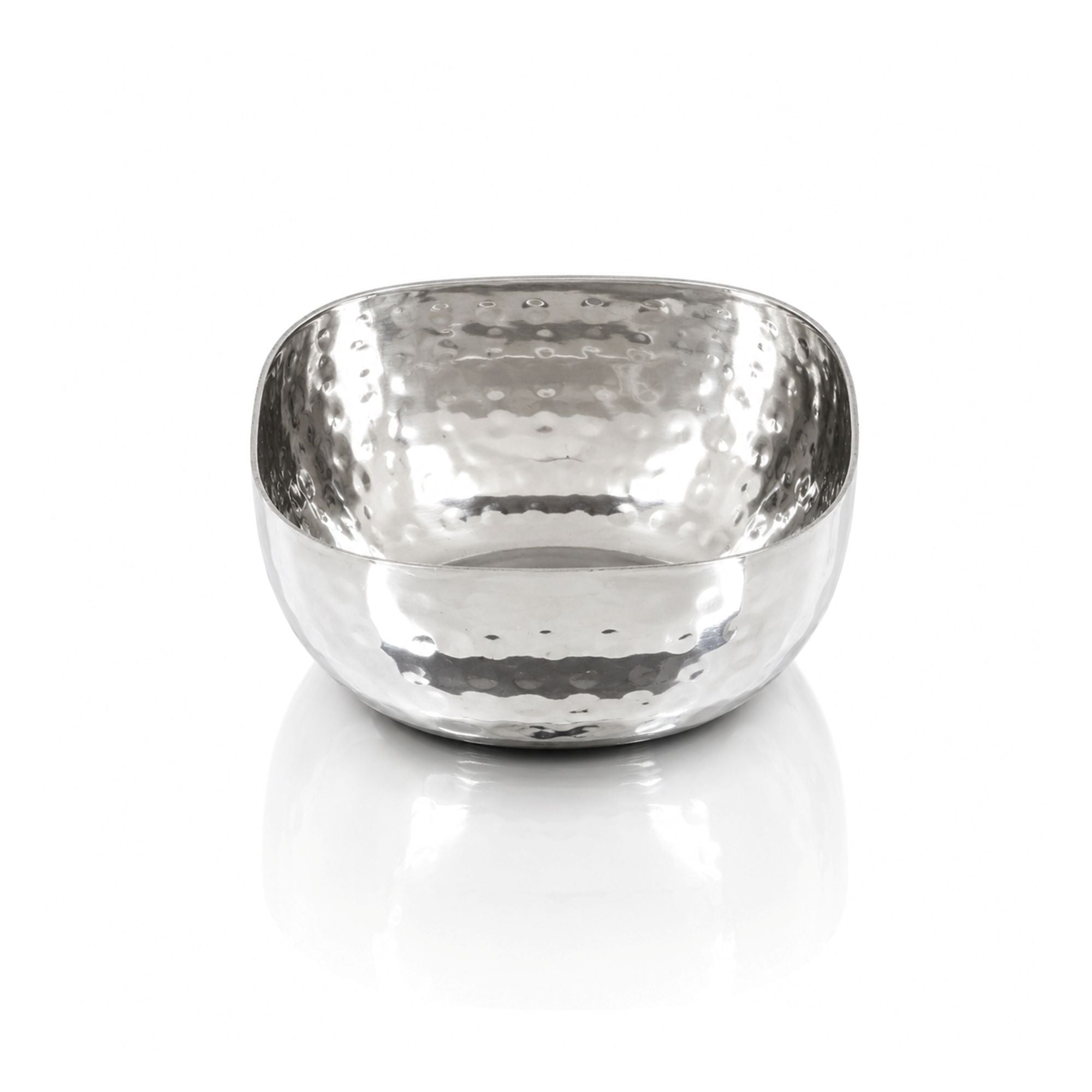 Stainless Steel Hammered Mini Square Vati / Bowl, 100 ML