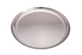 Stainless Steel Hammered Round Platter or Dinner Plate, 12